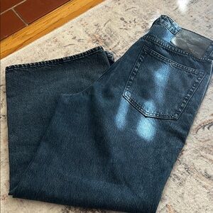 Rag & Bone cropped wide leg jeans